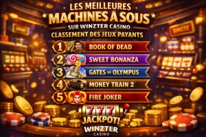 Les meilleures machines à sous sur Winzter Casino : Classement des jeux payants