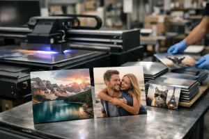 Impression photo sur métal en Print-on-Demand